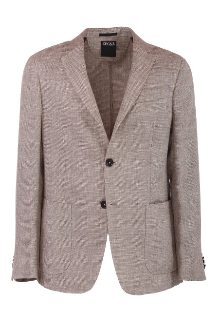 Shop ZEGNA Saldi Giacca: Zegna giacca a camicia misto lino e cotone.
Vestibilità regolare.
Rever classici.
Chiusura con bottoni.
Tasche applicate.
Composizione: 58% lino, 42% cotone. 
Made in Turchia.. 776711A7 1D7SG0-776711A7